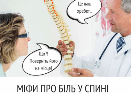Міфи про біль у спині