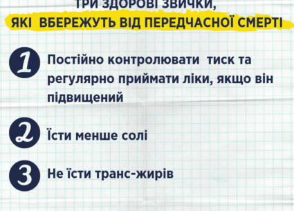 Як вберегтись від передчасної смерті