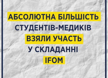 Абсолютна більшість студентів взяли участь у IFOM